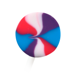Flat Lollipop Products - Striped Four Colours
