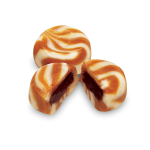 Hard Candy Products - Filled Striped With Chocolate Centre