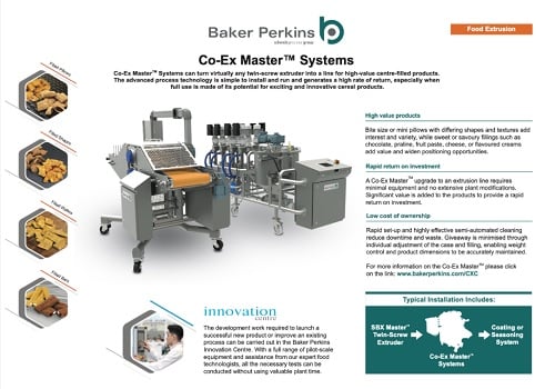 High Pressure Extruder - Reading Bakery Systems